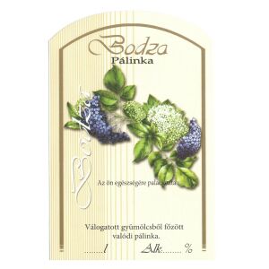 Pálinka címke 10 db/cs bodza 128703698 - Bor & Pálinka főzés