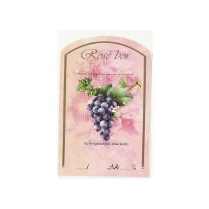 Boros címke 10 db/cs Rosé 128703830 - Bor & Pálinka főzés