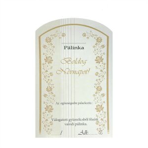 Pálinka címke 10 db/cs Boldog névnapot 128703833 - Bor & Pálinka főzés