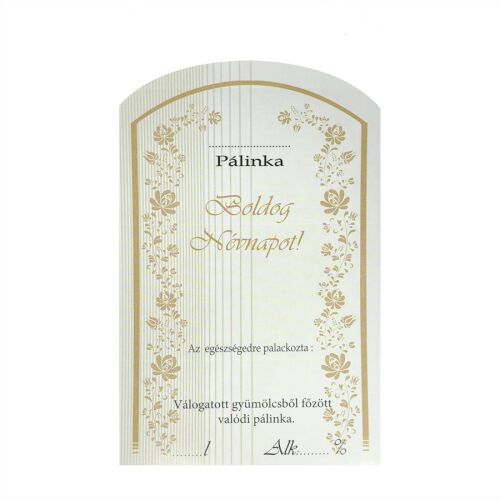Pálinka címke 10 db/cs Boldog névnapot 128703833