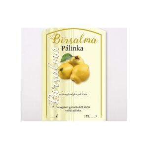 Pálinka címke 10 db/cs birs 128704281 - Bor & Pálinka főzés