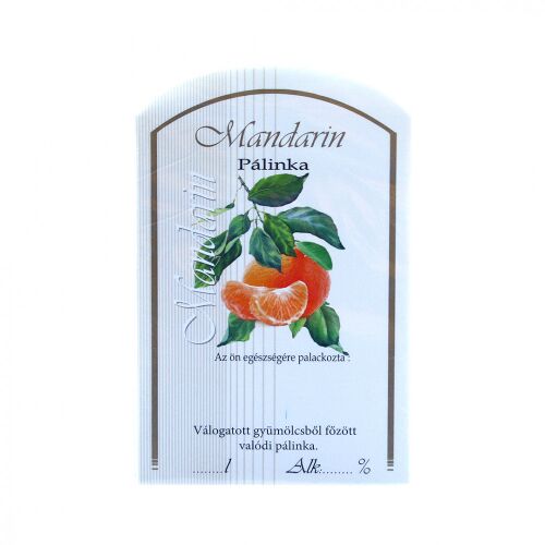 xPálinka címke 10 db/cs mandarin 128704633