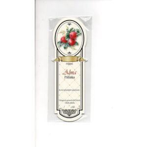 Pálinka címke keskeny 10 db/cs alma 128704642 - Bor & Pálinka főzés