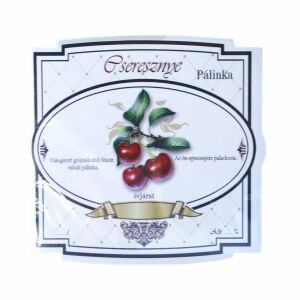 xPálinka címke széles 10 db/cs cseresznye 128704815 - Bor & Pálinka főzés