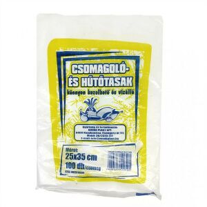 Hűtőtasak 25x35cm 8 mikron 100db/cs. 128708300 - Ételtárolás