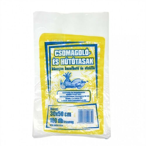 Hűtőtasak 30x50cm 8 mikron 100db/cs.