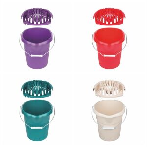 Felmosó vödör 13l csavaróval ovál I. 128711498 - Háztartási vödör & Tál