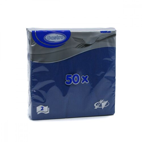 Eld. Szalvéta s.kék 2rtg 50db/cs 33X33cm 86503 128715953