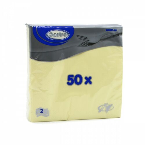 Eld. Szalvéta pezsgő 2rtg 50db/cs 33X33cm 86509 128715965