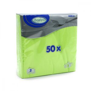 Eld. Szalvéta sárgászöld 2rtg 50db/cs 33X33cm 86517 128715977 - Szalvéta