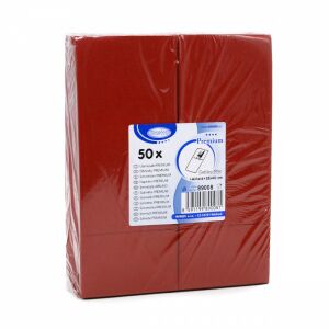 Eld. Szalvéta Prémium bordó 50db/cs 32X40cm 89008 128715979 - Szalvéta