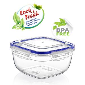 Tároló doboz szögletes, pat.zár 1500ml DÜ23 128716620 - Ételtárolás