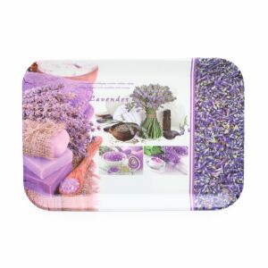 Tálca műa. Levendulás 34x23,5x2cm M40286 128723193 - Tálca