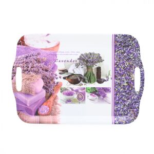 Tálca füles műa. Levendulás 35,7X25,5X2,3cm M40287 128723196 - Tálca