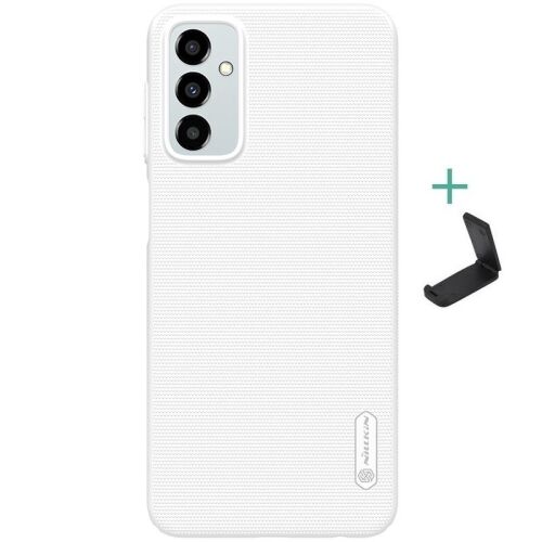 Fehér Nillkin Super Frosted tok Samsung Galaxy M23 5G telefonhoz állvánnyal