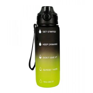 Starpak műanyag kulacs 750ml - zöld-fekete 128748367 - Starpak