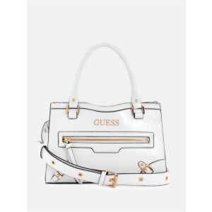 GUESS Demetri fehér eco-bőr kézitáska vállpánttal - Guess