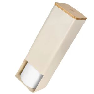 Glückstoff kremowy bambusowy pojemnik na papier toaletowy - Uchwyt i stojak na papier toaletowy