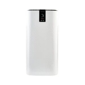 Oczyszczacz powietrza Hanseatic, biały i czarny, widok z przodu - Zdrowie dziecka