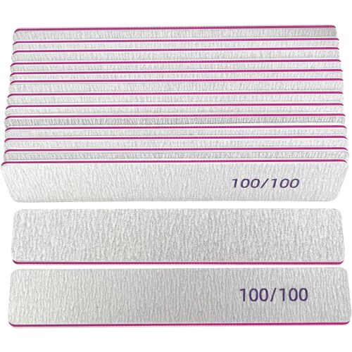 Комплект от 15 пили за нокти Lofuanna, сиви, зърнистост 100, 17,8 x 2,8 см 136324670