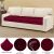 Set 3 huse de protectie pentru sezutul canapelei TIANSHU, catifea, rosu bordeaux, 70 x 64 x 23 cm 136163658