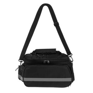 Kerékpáros táska, 30x21x17cm, fekete