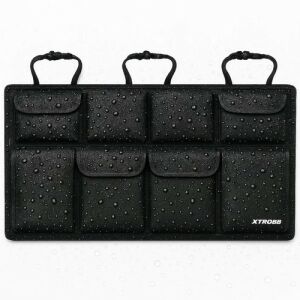 Xtrobb Autositz-Organizer mit 8 Taschen, schwarz, wasserdicht - Autoorganizer