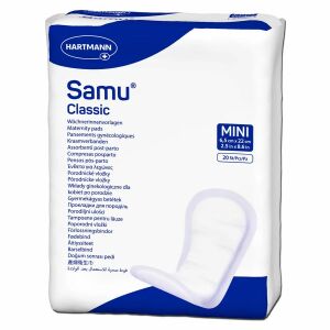Samu mini classic nőgyógyászati betét (6,5x22 cm; 20 db) 128757687 - Hartmann