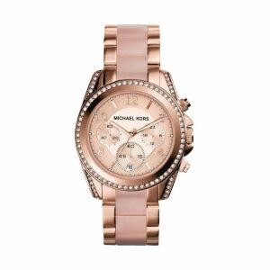 Ženski sat Michael Kors MK5943 Blair ružičasto zlato s kristalima - Ženski asesoar