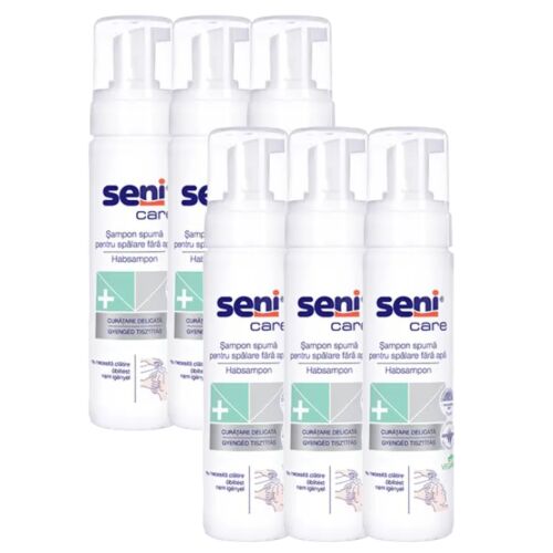 Seni Care šampon u pjeni za pranje bez vode 6x200ml