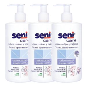 Seni Care hranjivi gel za tuširanje 3x500ml, nježno čišćenje i hidratacija za suhu kožu - Seni