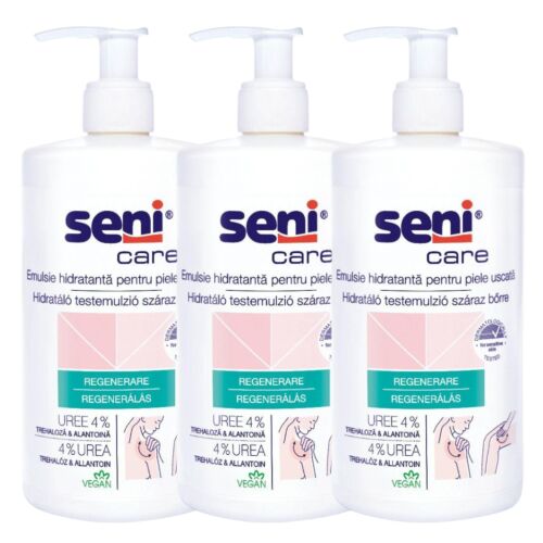 Seni Care hidratáló testápoló száraz bőrre, 3 x 500ml