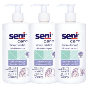 Seni Care Hydratačný šampón 3x500ml pre suchú a citlivú pokožku hlavy - Seni