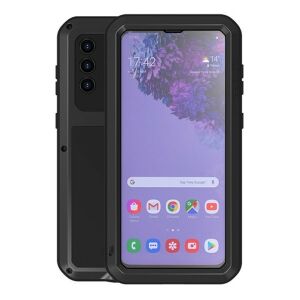 Fekete Love Mei Powerful Defender masszív tok Samsung Galaxy S21 Plus 5G-hez - Defender