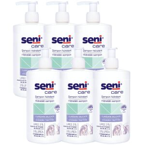 Seni Care Hydratačný šampón 6x500ml, jemné čistenie pre suchú a citlivú pokožku hlavy - Seni