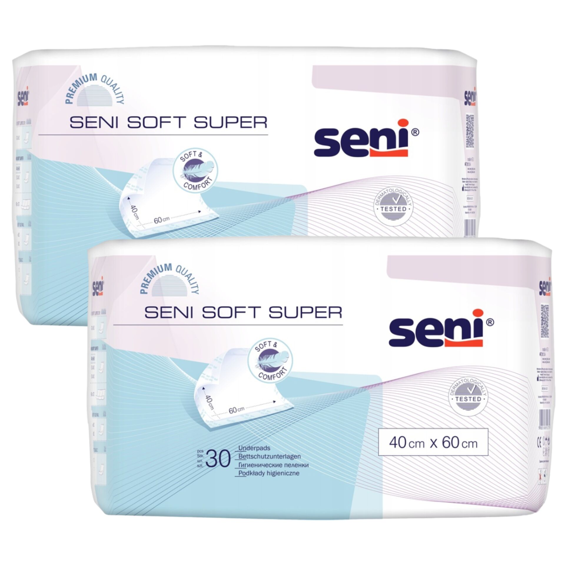 E-shop Seni Soft Super Podložka pre dospelých 40x60cm (2x30ks)