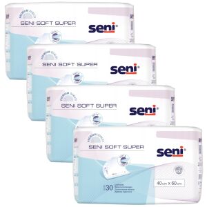 Seni Soft Super Betegalátét 40x60cm, 4 x 30 darabos csomag - Seni