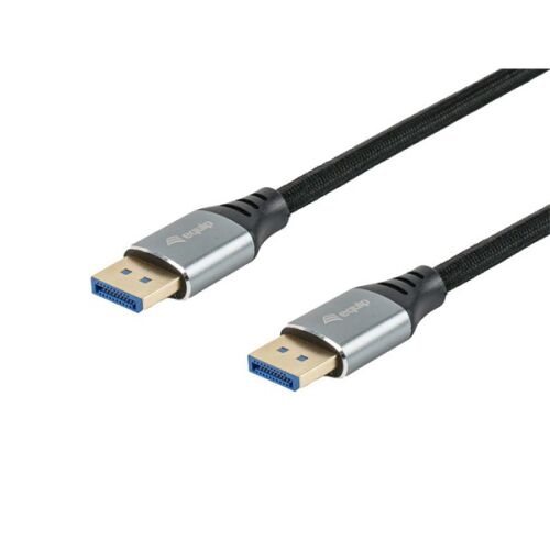 Equip 119281 DisplayPort kábel 1 M Fekete, Ezüst 128782095