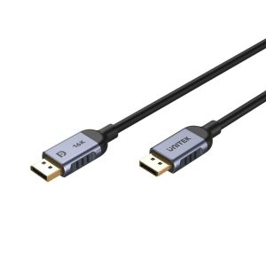 UNITEK C1628GY01-3M DisplayPort kábel Fekete, Szürke 128782130 - Unitek