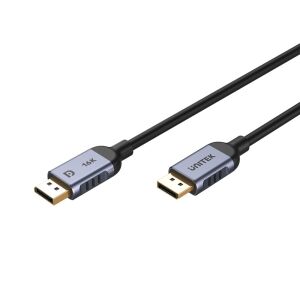 UNITEK C1628GY01-5M DisplayPort kábel Fekete, Szürke 128782146 - Unitek