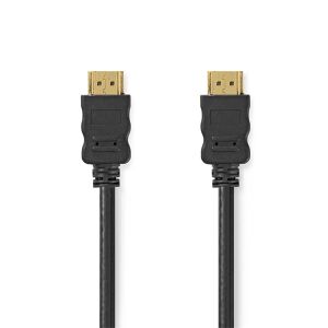 Nedis 1m HDMI kábel, fekete, standard A-típusú csatlakozó - HDMI kábel