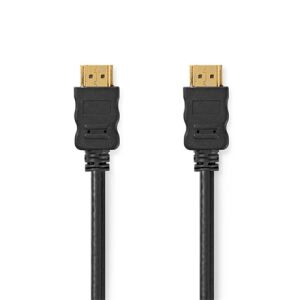 Nedis HDMI kábel, 1,5 méter, fekete, standard A típusú csatlakozó - HDMI kábel
