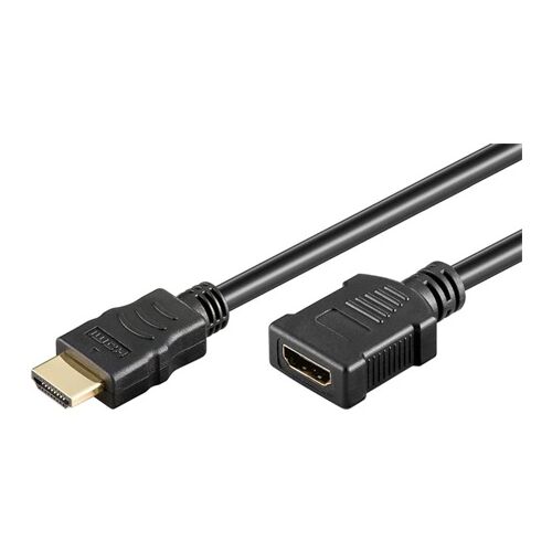 Goobay 5M HDMI - HDMI Anya kábel - Fekete