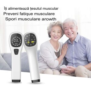 ALQUALITY® Terápiás Lézerkészülék – Korszerű infravörös fénykezelés ízületi és izomfájdalmak enyhítésére, fizioterápiára és biostimulációra (2x808nm + 12x650nm), LED kijelzővel – Emberi és ál 132019121 - Egészségmegőrző eszköz