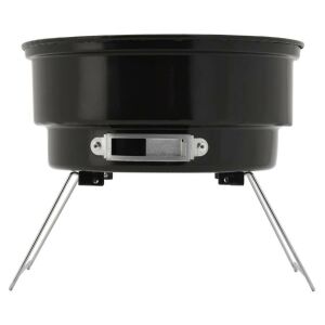 Fekete faszén grill összecsukható lábakkal, BOSA hordozható grill - Cattara