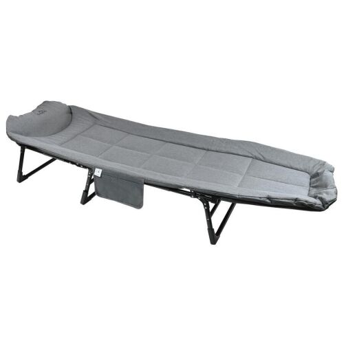 Összecsukható, állítható kemping nyugágy SOFA szürke 128788401
