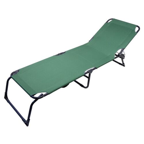 Összecsukható kemping nyugágy BERLIN zöld 128788403
