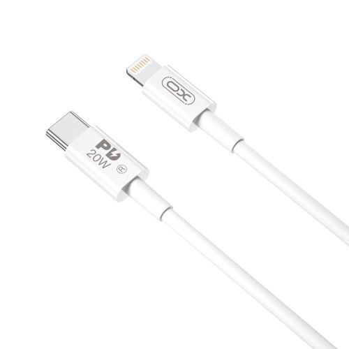 XO NB-Q189A Kabel Type-C - Lightning 20W PD 1m - biały