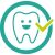 Healthy teeth icon for baby products
