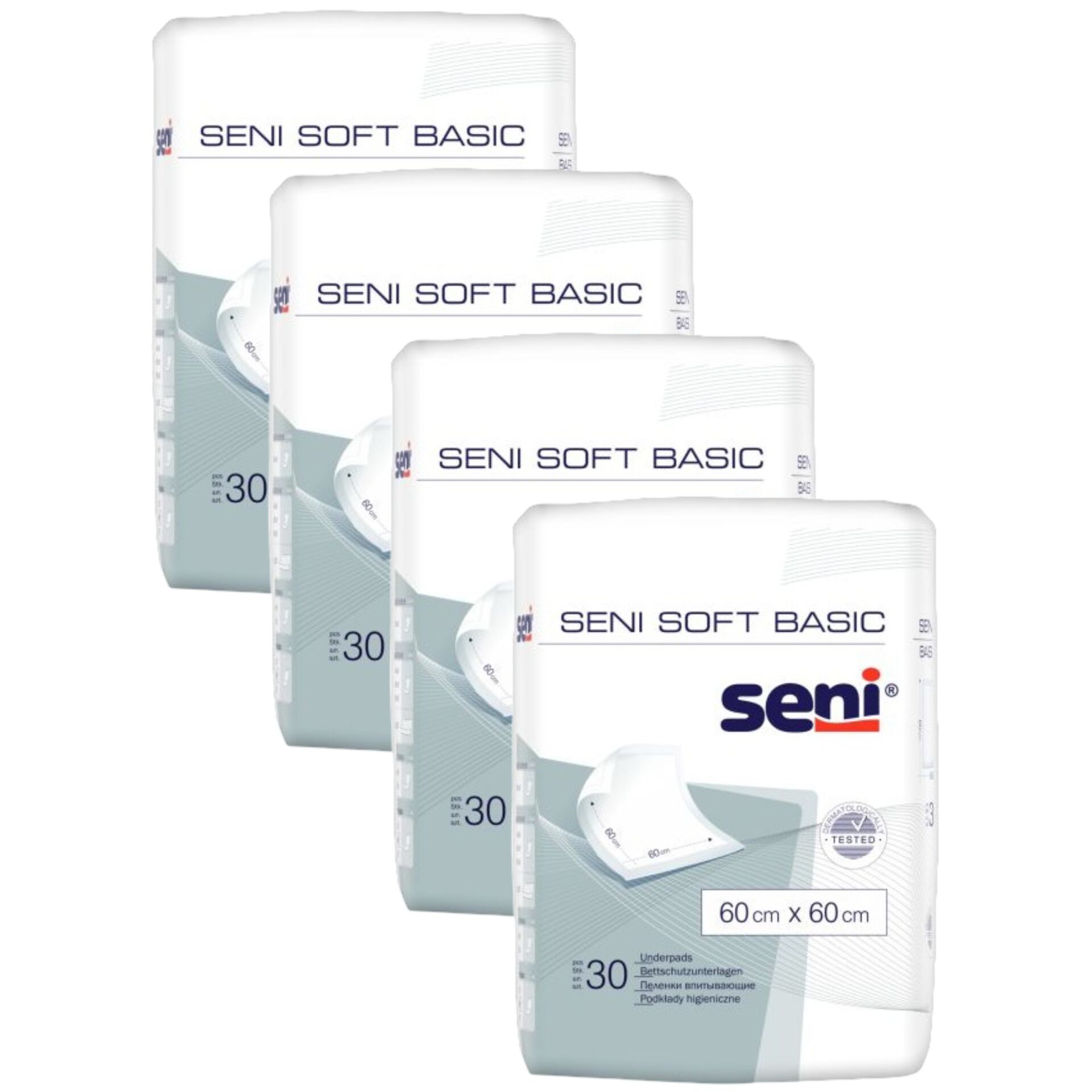 Seni Soft Basic Felnőtt alátét 60x60cm (4x30db)